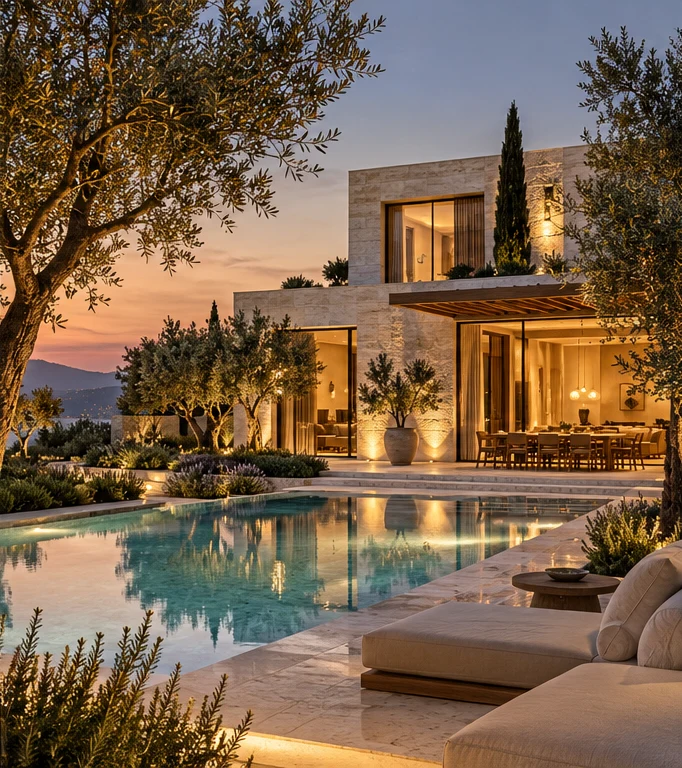 Villa Projeleri için mimari tasarım örneği